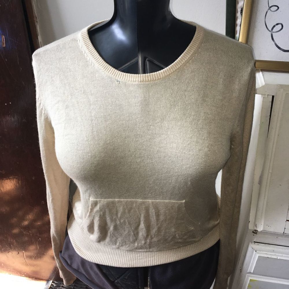 The Limited silk cashmere blend long sleeve L top